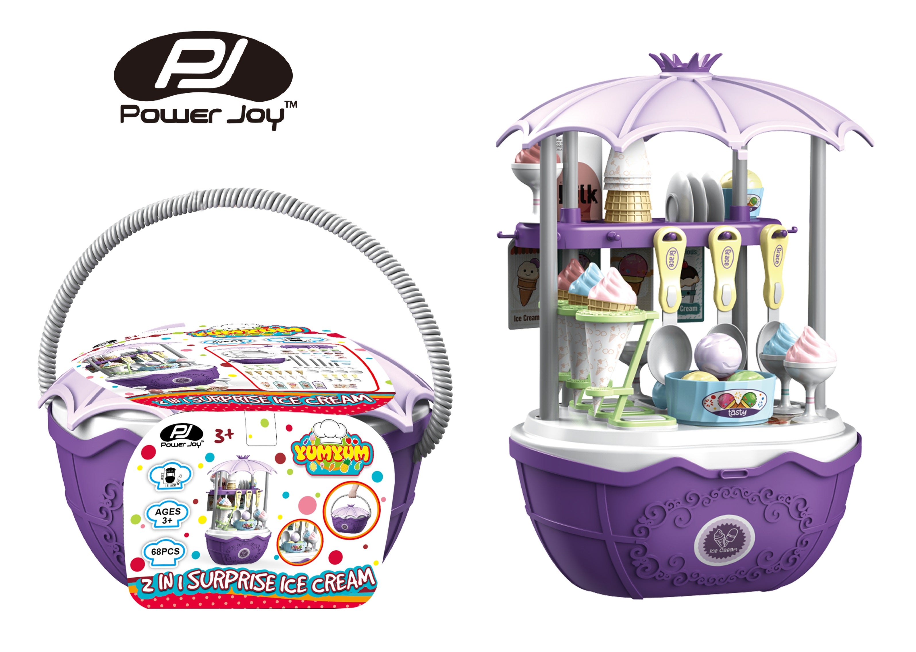 P.JOY YUMYUM SURPRISE ICECREAM 2IN1 Default Title