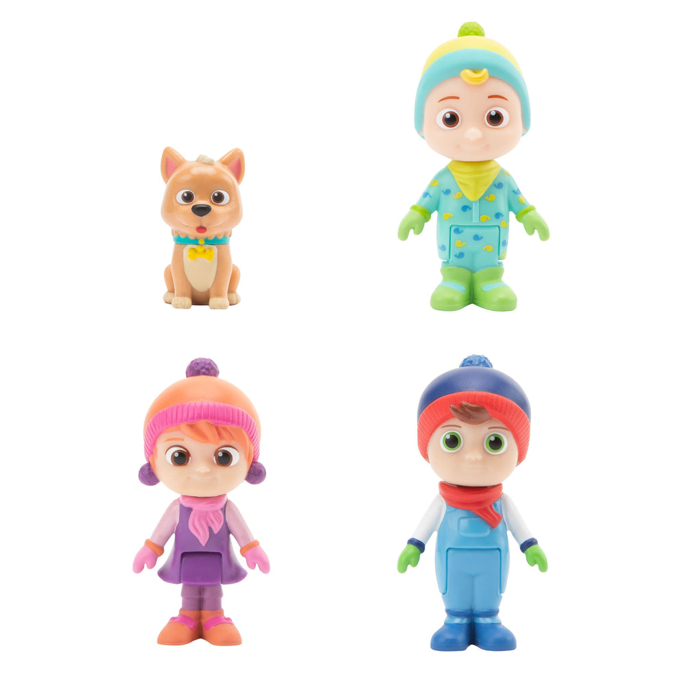 COCOMELON FAMILY SET 4 FIGURE PK W.THEME Default Title