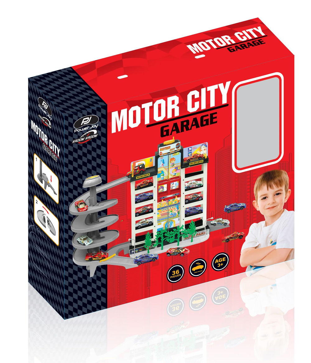 P.JOY V.VROOM MOTOR CITY GARAGE W 4 CARS Default Title