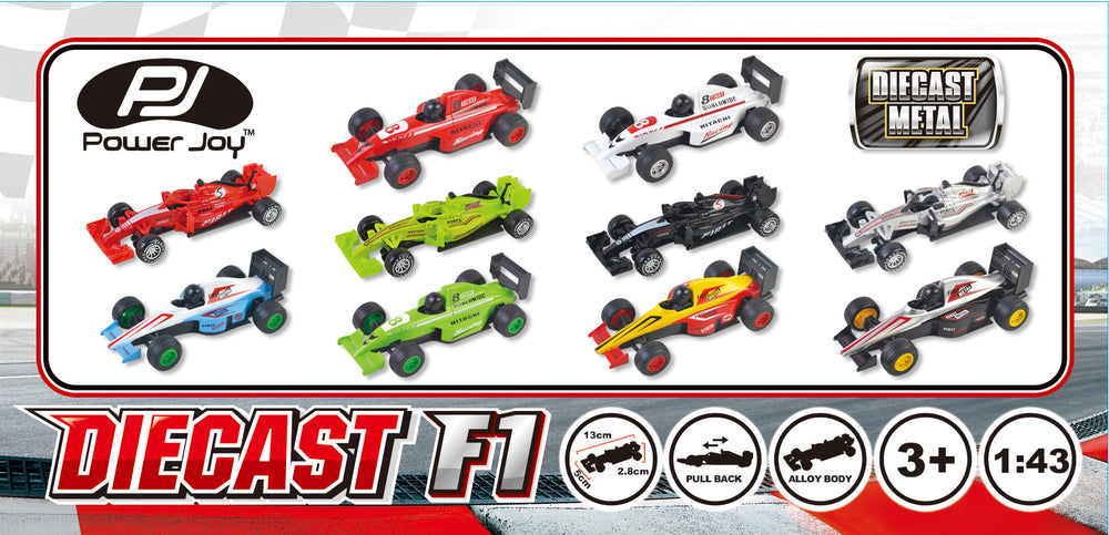 P.JOY DIECAST F1 1/43 10ASST Default Title