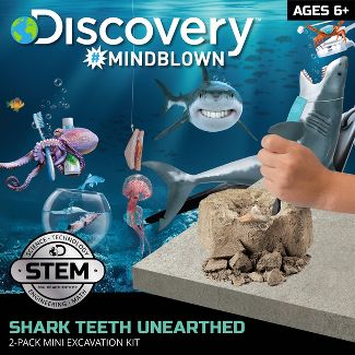 Discovery Toy Excavation Kit Mini Shark Tooth 2Pc-Discovery