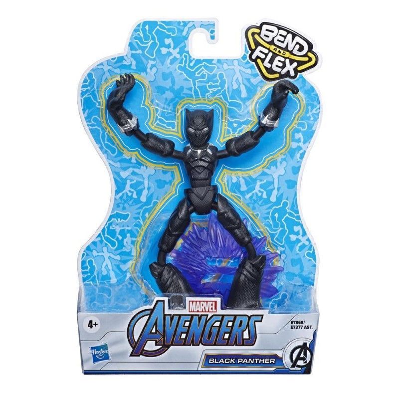 Hasbro Avengers Bend & Flex - Black Panther-HASBRO