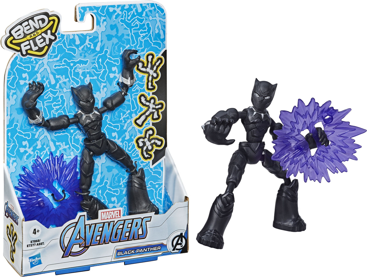 Hasbro Avengers Bend & Flex - Black Panther-HASBRO