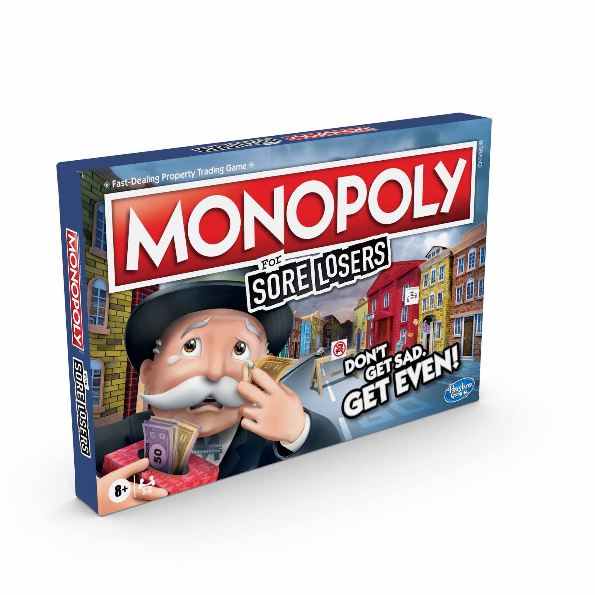 Hasbro Gaming Monopoly For Sore Losers-MONOPOLY