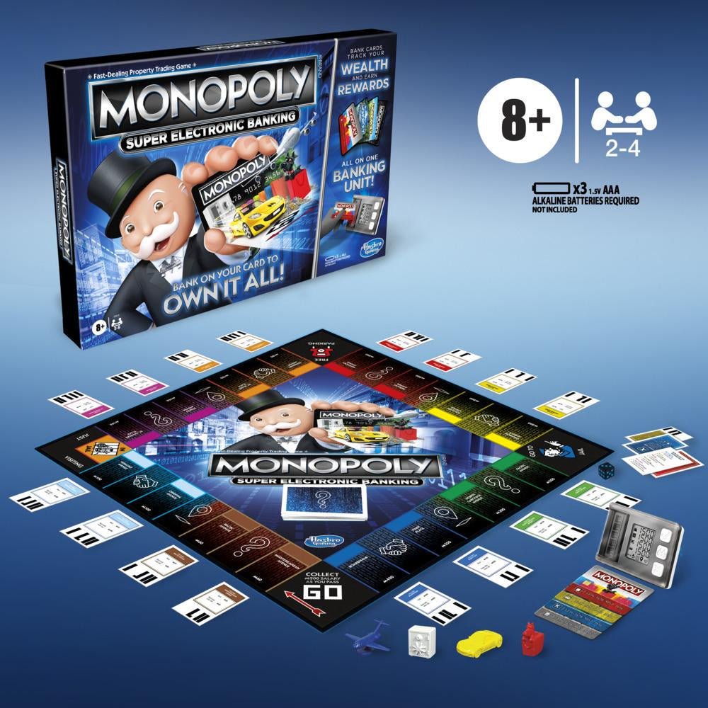 Hasbro Monopoly Super Electronic Banking-MONOPOLY