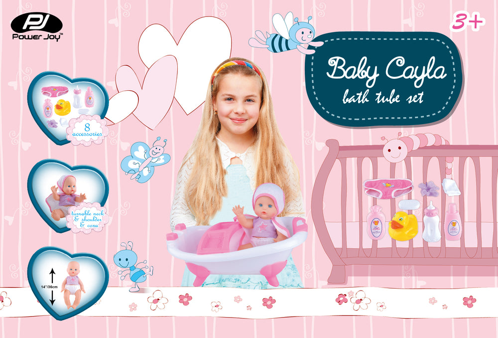 P.JOY BABY CAYLA BATH TUBE SET 36CM Default Title