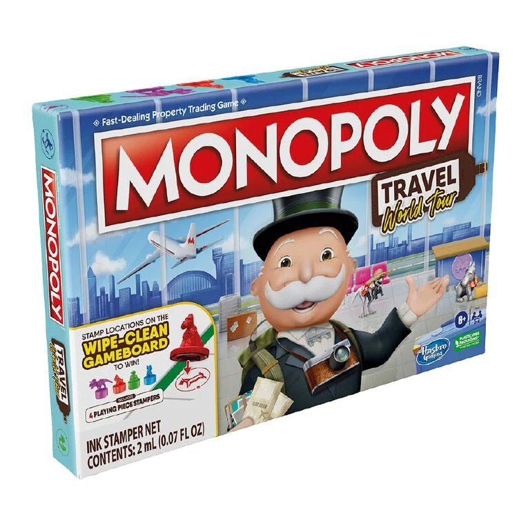 Hasbro Monopoly Travel World Tour-MONOPOLY