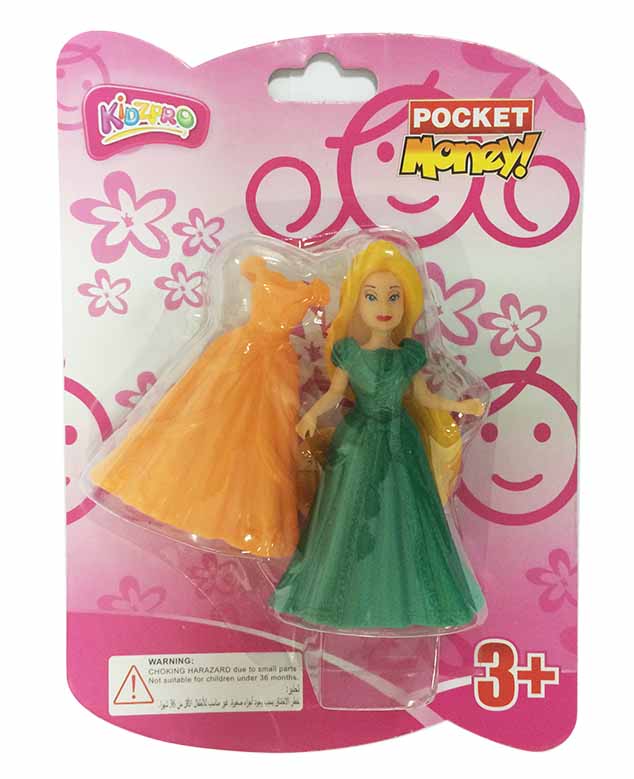 KIDZ. MINI PRINCESS DOLL 3.5 SC Default Title