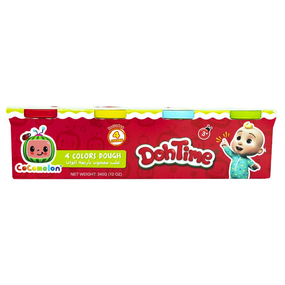 DOHTIME COCOMELON 4 COLORS DOUGH  3OZ Default Title