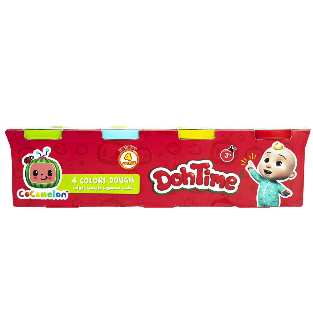 DOHTIME COCOMELON 4 COLORS DOUGH  3OZ Default Title