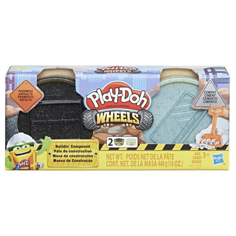 Hasbro Play-Doh Wheels Brick And Stone Building Compound - 2 Pack-HASBRO LICENSED PLAYDOH